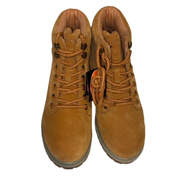 Lugz Women's Ankle Boots Lace Up Camel Size 8 NWT - Picture 2 of 8